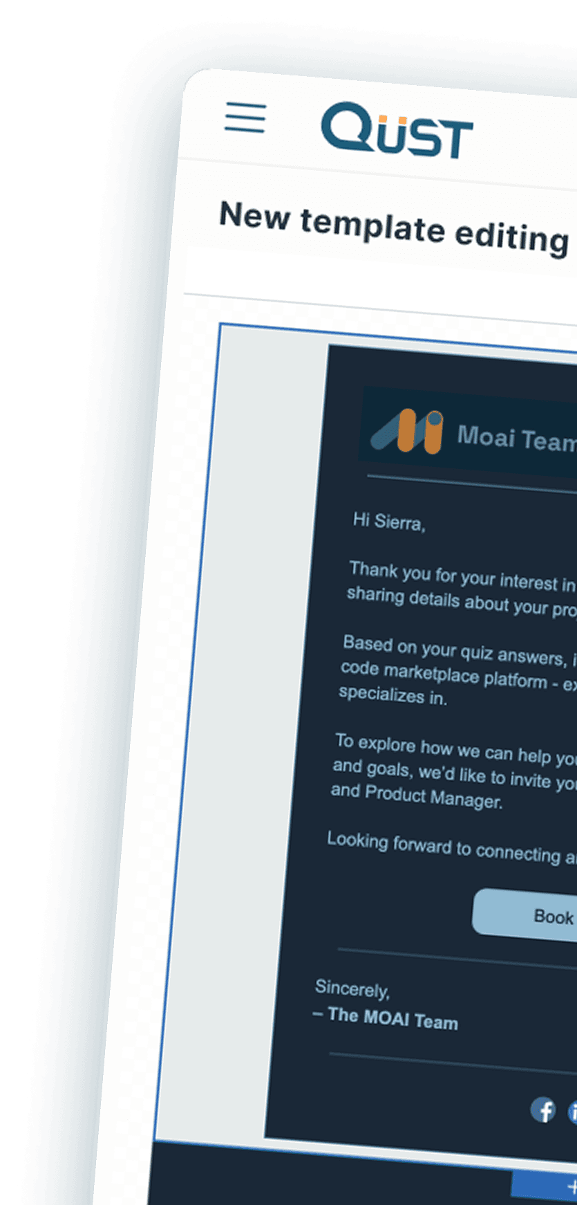QUST.APP CRM Dashboard